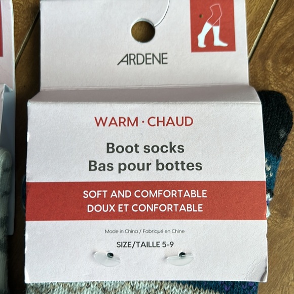 NWT⭐️ARDENE💫 Women’s Soft Boot Socks🧦 Bundle - Picture 3 of 7